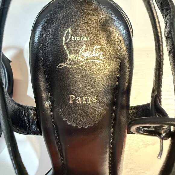 Christian Louboutin Miss Jane Sandal Black (Size 11.5 US/ 8.5 UK/ 41.5 EU) - Picture 3 of 7